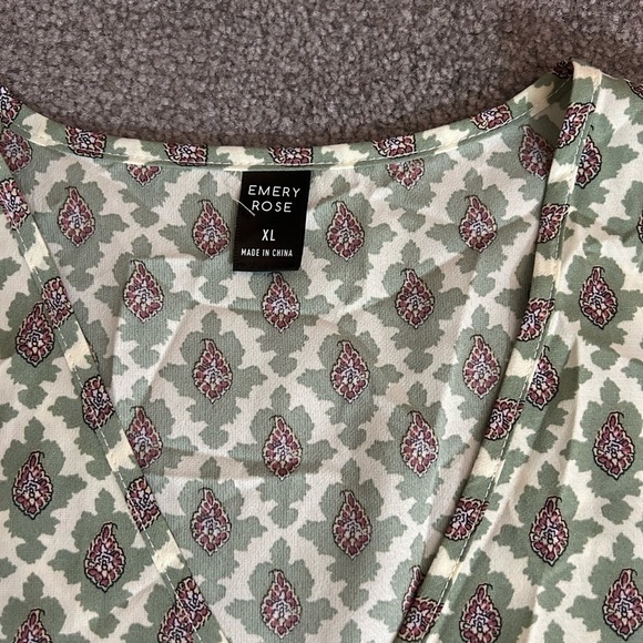 Emory Rose V neck maxi dress size XL - Picture 7 of 9